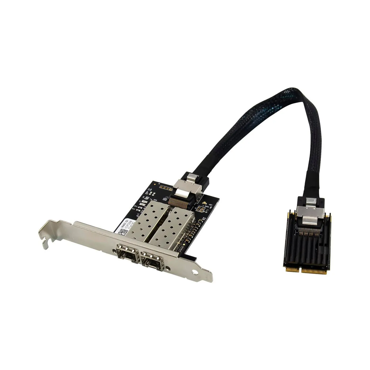 MICROCONNECT MC-MINIPCIE-I350-F2 - Mini PCIe Dual-Port 1 Gigabit Ethernet SFP Network Interface Card