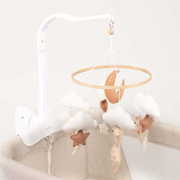 Neno Leo Cot Carousel - Soft Colors