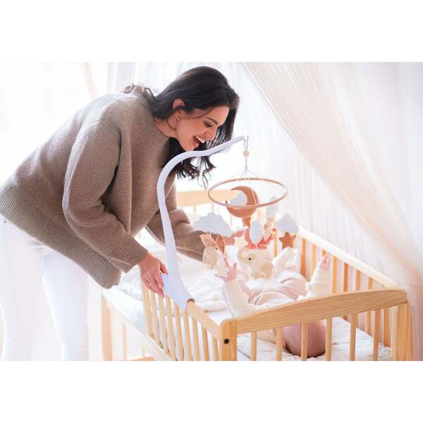 Neno Leo Cot Carousel - Soft Colors