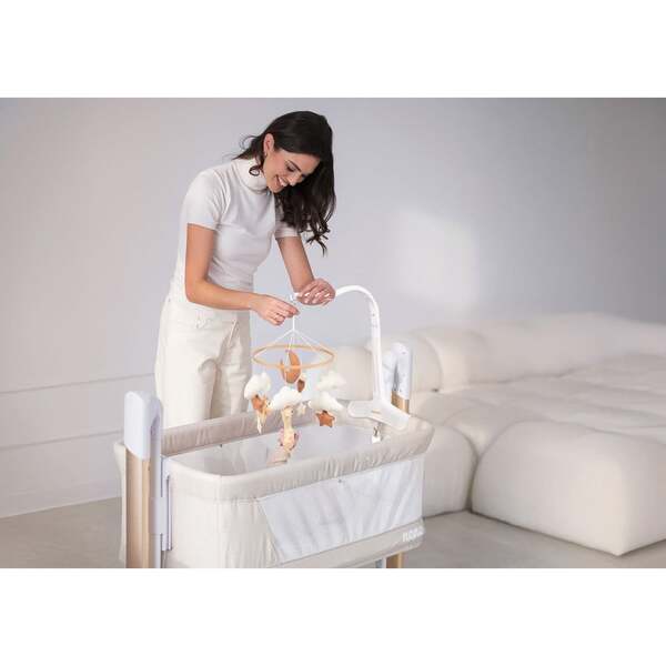 Neno Leo Cot Carousel - Soft Colors