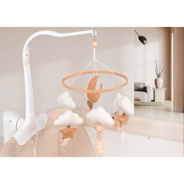 Neno Leo Cot Carousel - Soft Colors