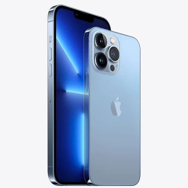 Renoverad iPhone 13 Pro Max 256 GB - mobiltelefon, Sierrablå (Utmärkt skick)