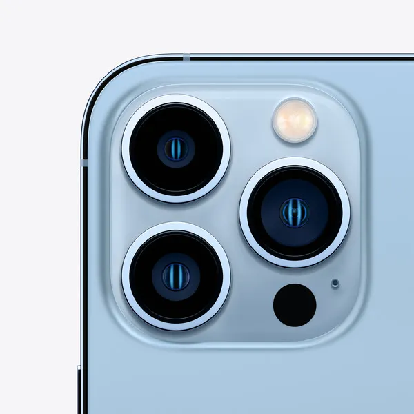 Renoverad iPhone 13 Pro Max 256 GB - mobiltelefon, Sierrablå (Utmärkt skick)