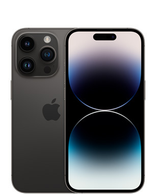 Renoverad iPhone 14 Pro 256 GB, rymdsvart (Bruksskick)