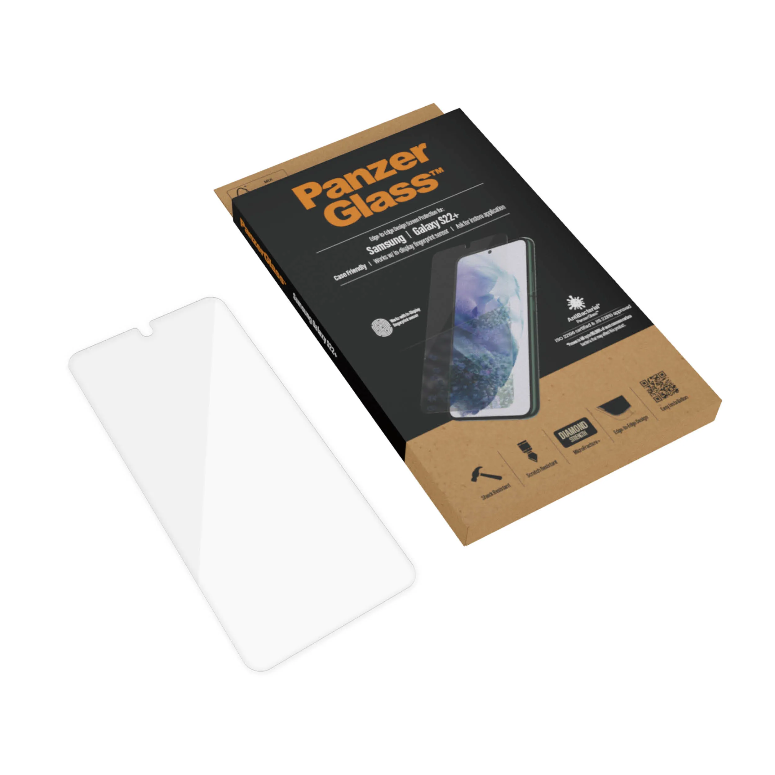 PanzerGlass Case Friendly, Galaxy S22 Plus - Screen Glass