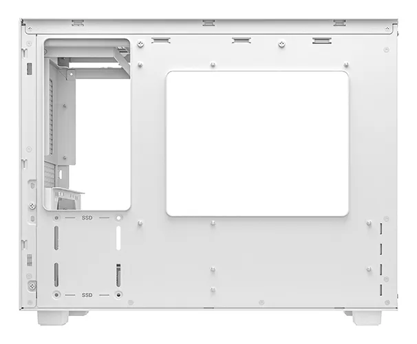 DEEPCOOL CH160 PLUS Micro-ATX Case with window, White