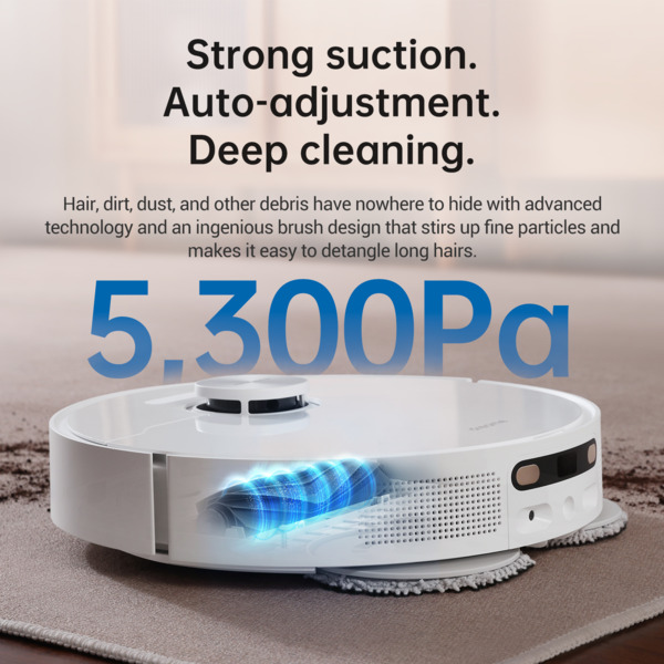 Dreame L10s Ultra Gen 3 Robot vacuum cleaner, White