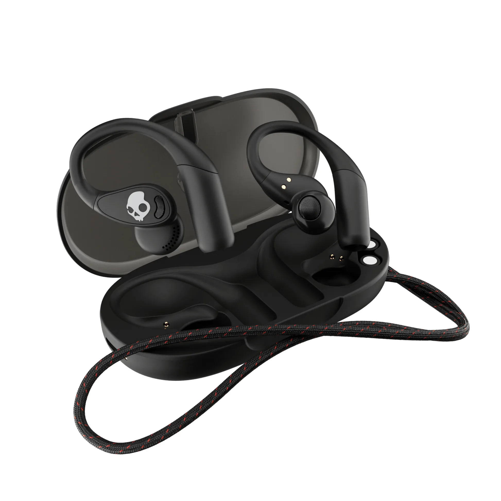 Skullcandy Push 540 Open -langattomat nappikuulokkeet + irrotettava magneettinen niskahihna, musta
