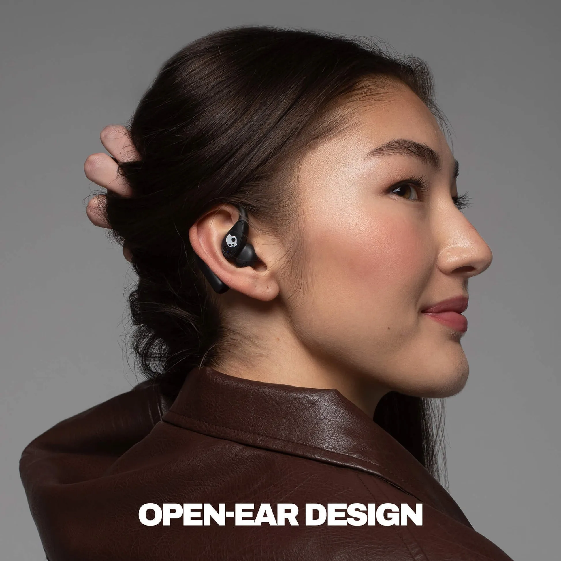Skullcandy Push 540 Open -langattomat nappikuulokkeet + irrotettava magneettinen niskahihna, musta