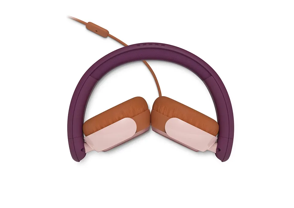 Philips TAK2000MP/00 On-ear Headphones, Red-Violet