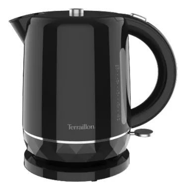 Terraillon Diamond kettle, 1.5L, 2200W, Black