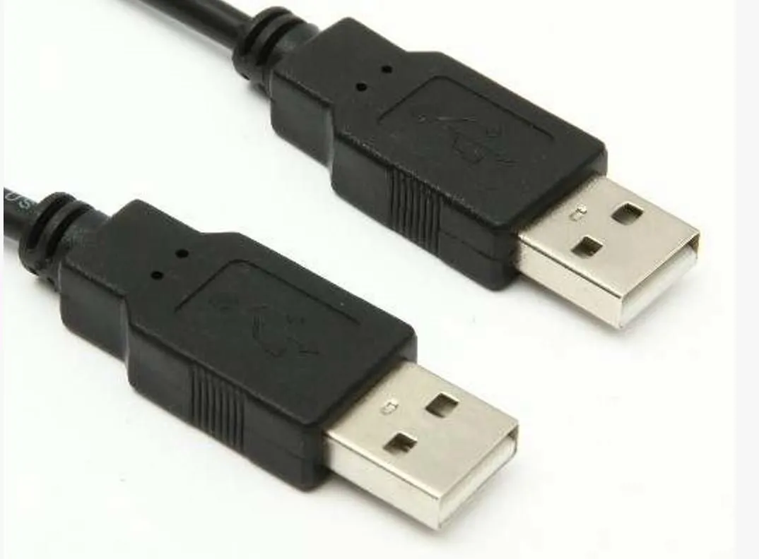 MICROCONNECT USB 2.0 Type-A uros-uros 0,5 m - USB-kaapeli, musta