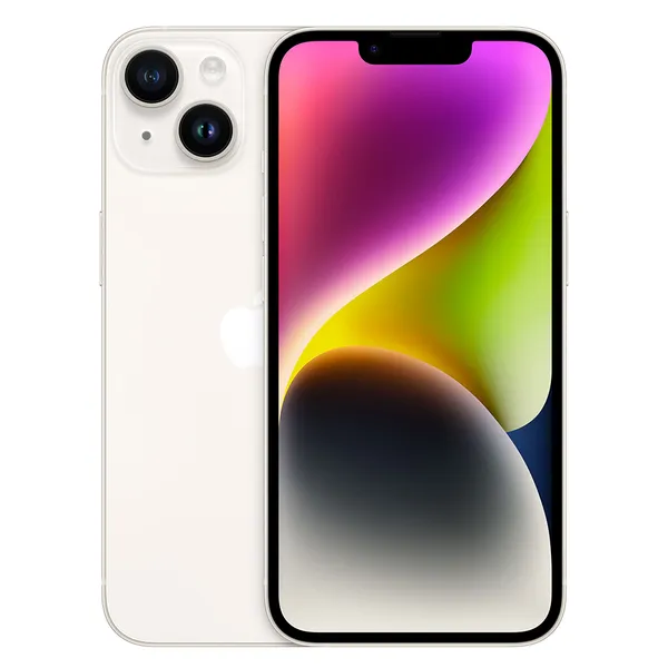 Refurbished iPhone 14 128GB, Starlight (Fair condition, eSIM)
