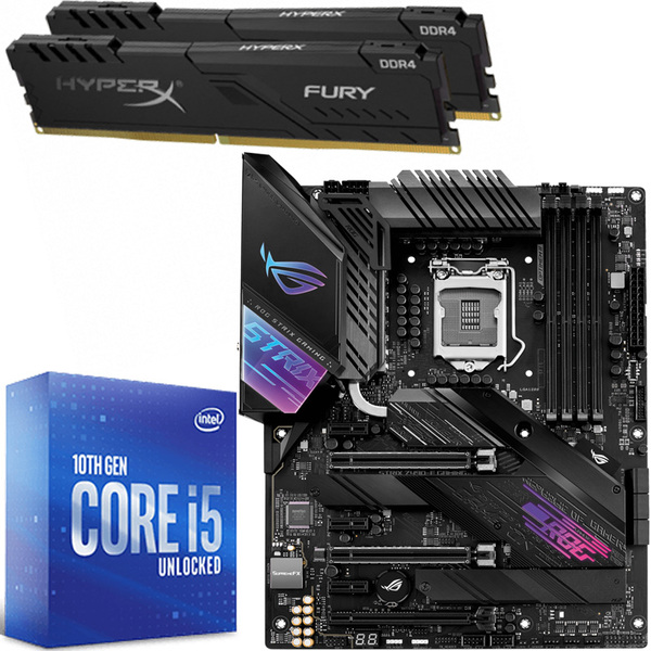 Bundle + Intel Core i5-10600K + Asus ROG Strix Z490-E Gaming ATX