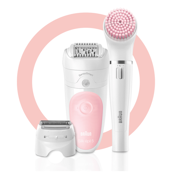 BRAUN SES5885 GIFT PACK WET&amp;DRY SENSOSMART EPILAATTORI