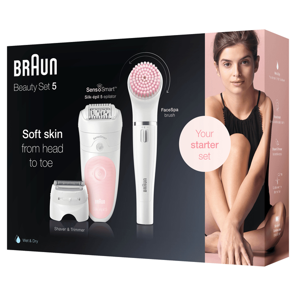 BRAUN SES5885 GIFT PACK WET&amp;DRY SENSOSMART EPILAATTORI