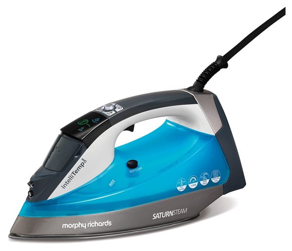 Morphy Richards - Dry &amp; Steam iron, Black, Blue, Grey