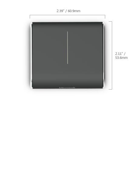 PL2 Wedge Touch Mouse BT