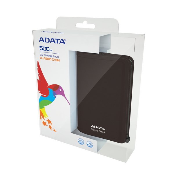 ADATA 500GB HDD extern 2,5inch 6,4cm SATA black