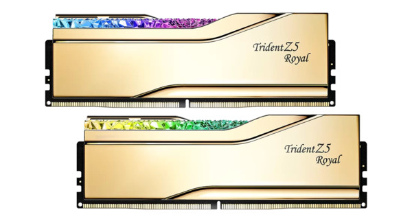 G.Skill Trident Z5 Royal. 48 Gt (2x24Gt) DDR5 800MHz RGB Gold CL40 - memory