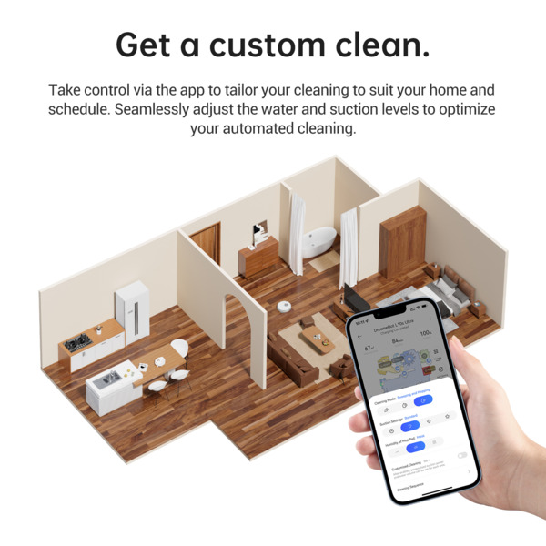 Dreame L10s Ultra Gen 3 - robotdammsugare, vit