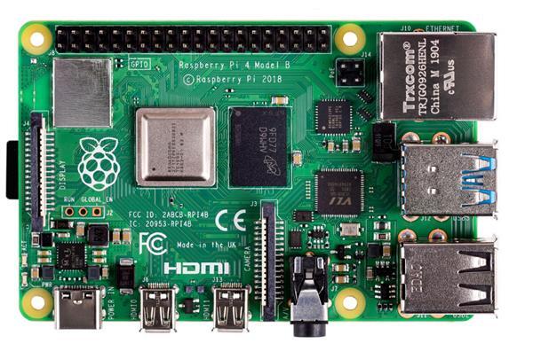 Raspberry Pi 4 4GB Starter Kit, Black