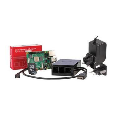 Raspberry Pi 4 4GB Starter Kit, Black