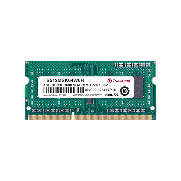 TRANSCEND DDR3L-1600 SO-DIMM 4GB