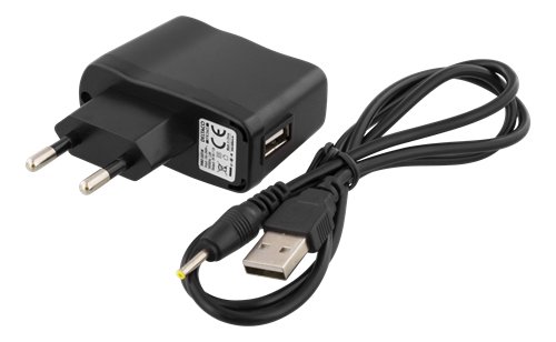DELTACO PRIME USB 2.0 f&ouml;rl&auml;ngningskabel, aktiv, 25m, n&auml;tadapter, svart