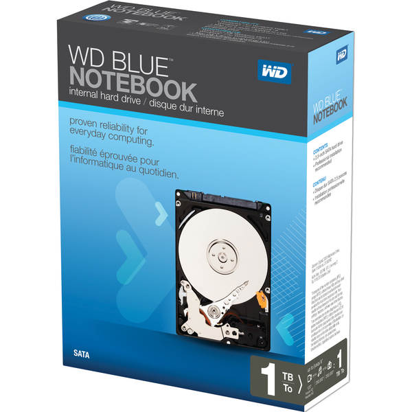 Western Digital 1TB Blue ultra-slim, 2.5&quot;, SATA, 5400rpm, 16MB - HDD-levy