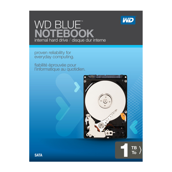 Western Digital 1TB Blue ultra-slim, 2.5&quot;, SATA, 5400rpm, 16MB - HDD-levy