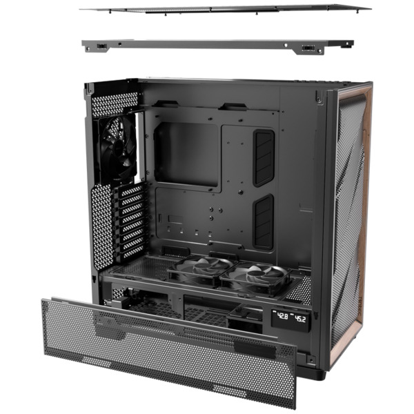 Antec FLUX PRO -t&auml;ystornikotelo, Musta