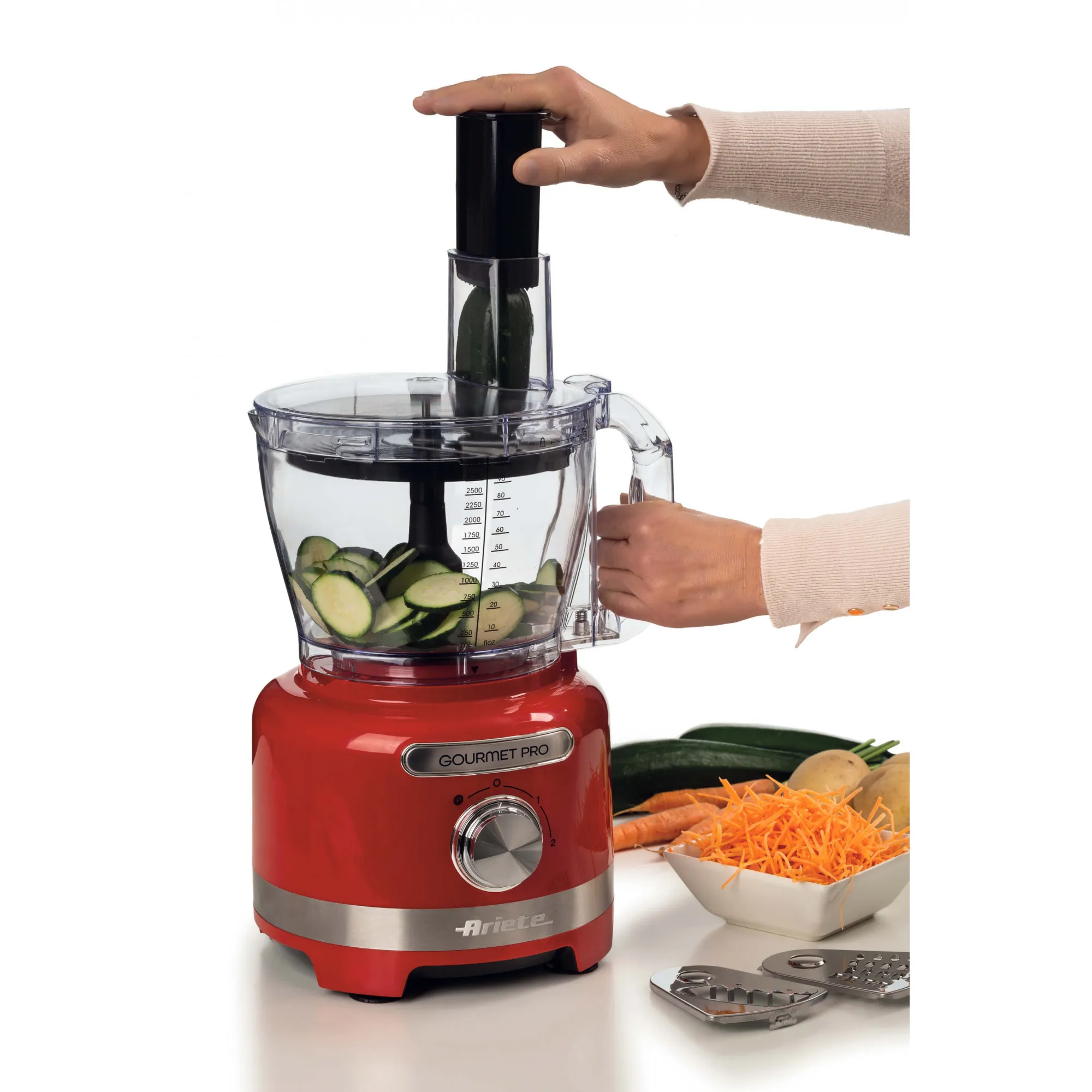 Ariete Gourmet Pro Moderna 00C178200AR0 1000W 2L Blender, Red
