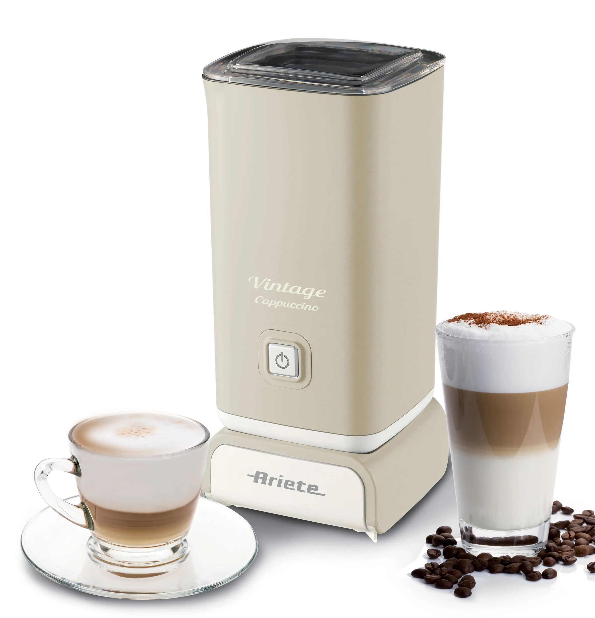 Ariete Vintage -maidonvaahdotin, Beige