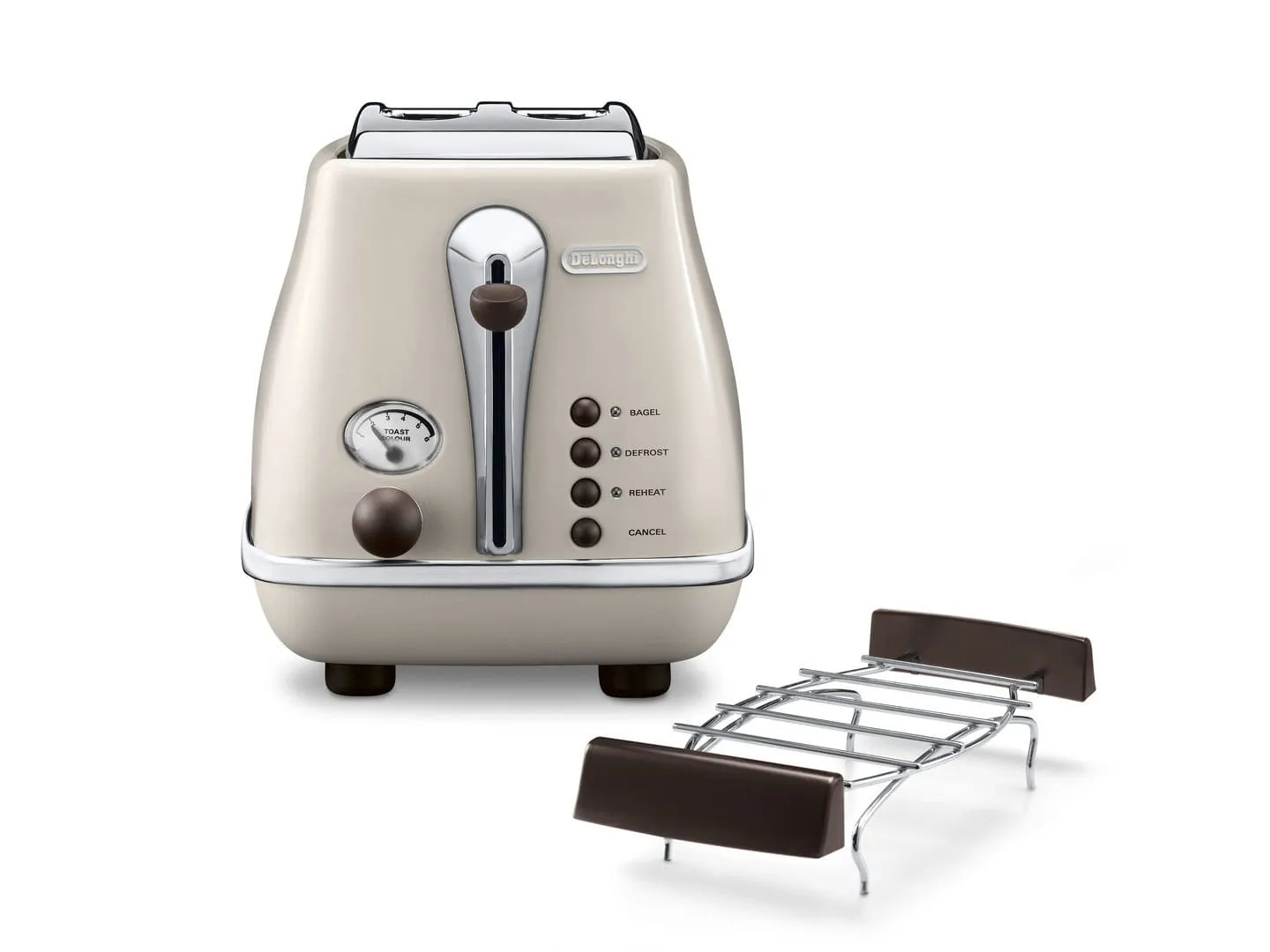 DeLonghi Icona Vintage CTOV 2103.BG -  brödrost, 2 skivor,  Beige