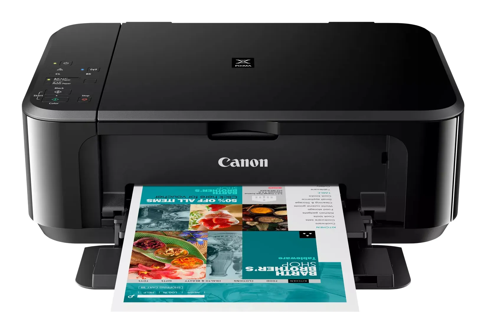 Canon PIXMA MG3650S Duplex, Wi-Fi, A4 -v&auml;rimustesuihkutulostin, Musta