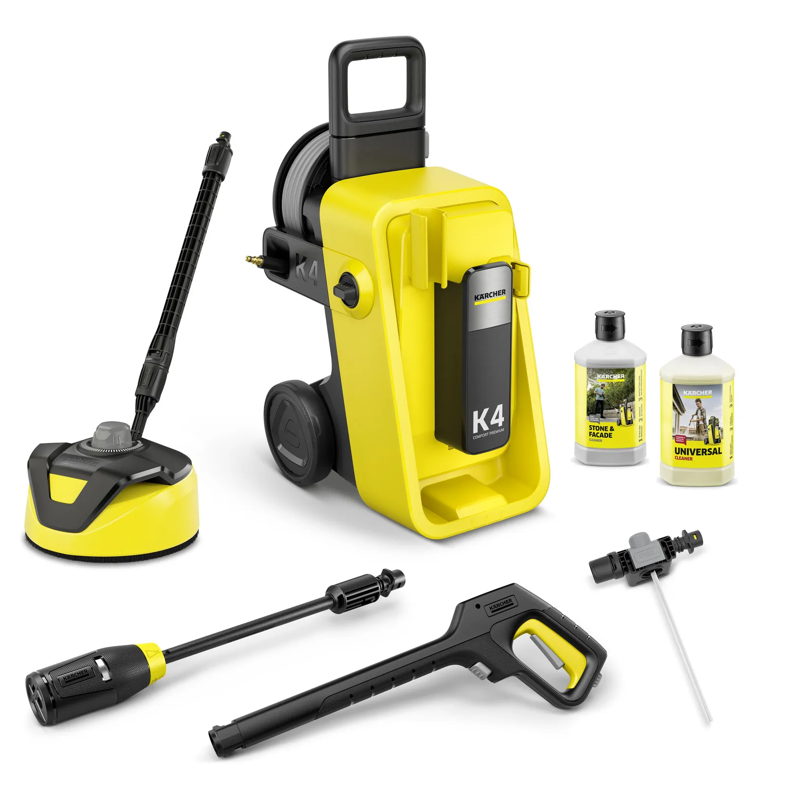 K&auml;rcher K 4 Comfort Premium Home Pressure Washer 1800 w 130 bar 420 l per hour Yellow