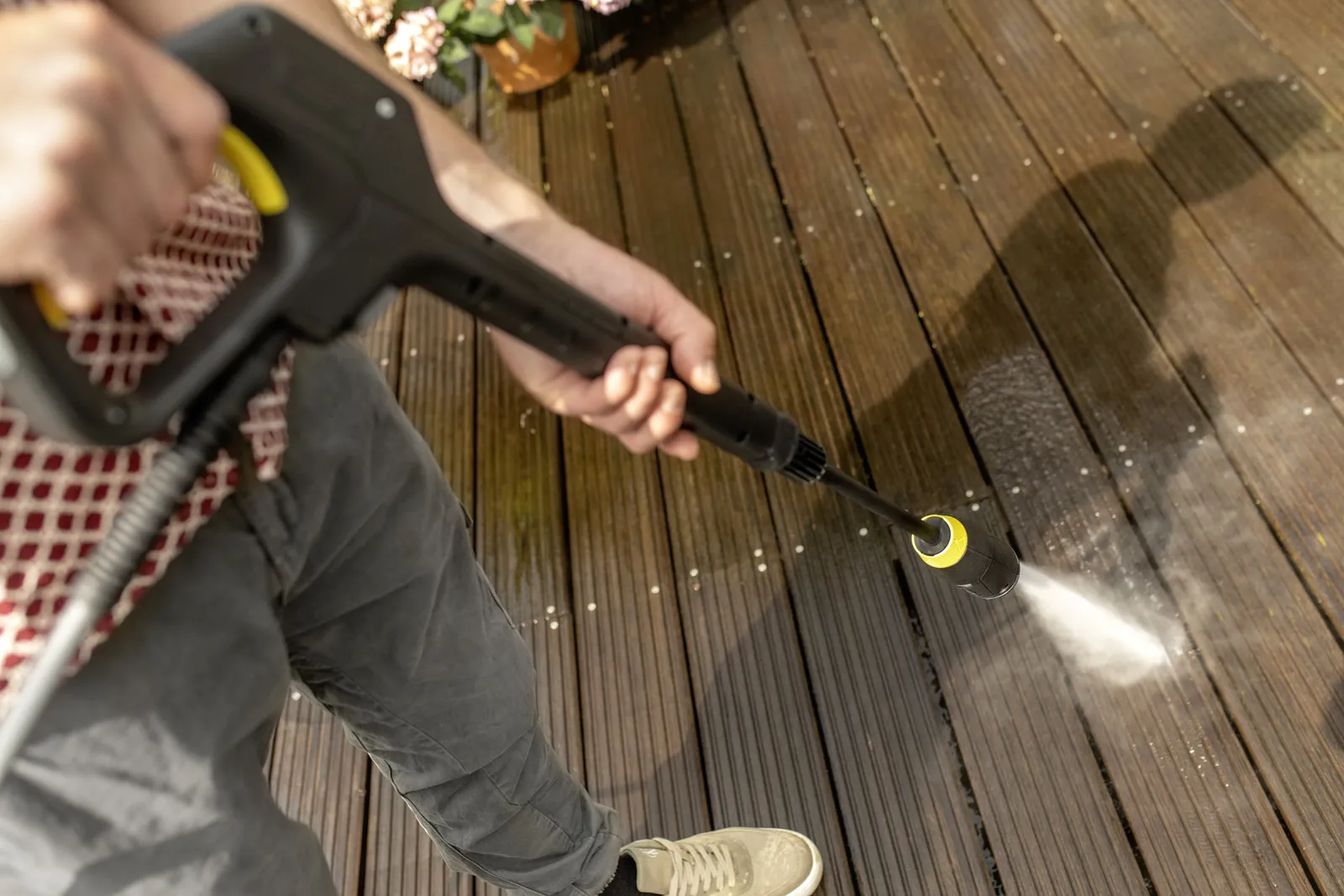 K&auml;rcher K 4 Comfort Premium Home Pressure Washer 1800 w 130 bar 420 l per hour Yellow