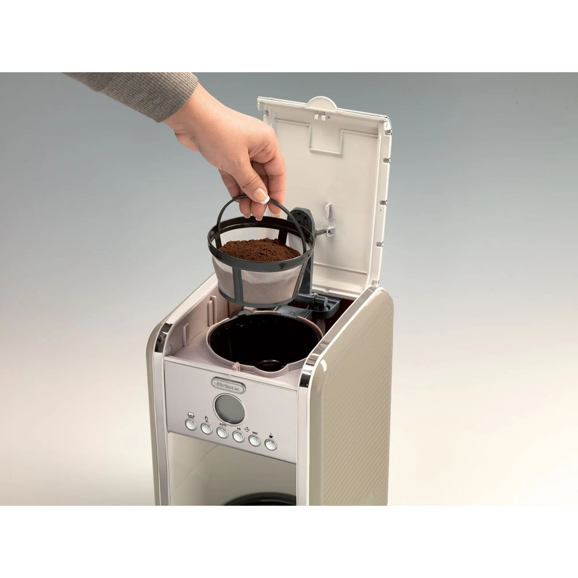 Ariete Vintage - kaffebryggare, Beige