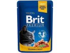 Brit Premium Cat Pouches Family Plate, Wet food for cats, Adult, 12 x 100g