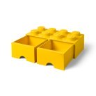 Room Copenhagen LEGO Brick Drawer 8 yellow - RC40061732