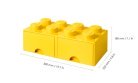 Room Copenhagen LEGO Brick Drawer 8 yellow - RC40061732