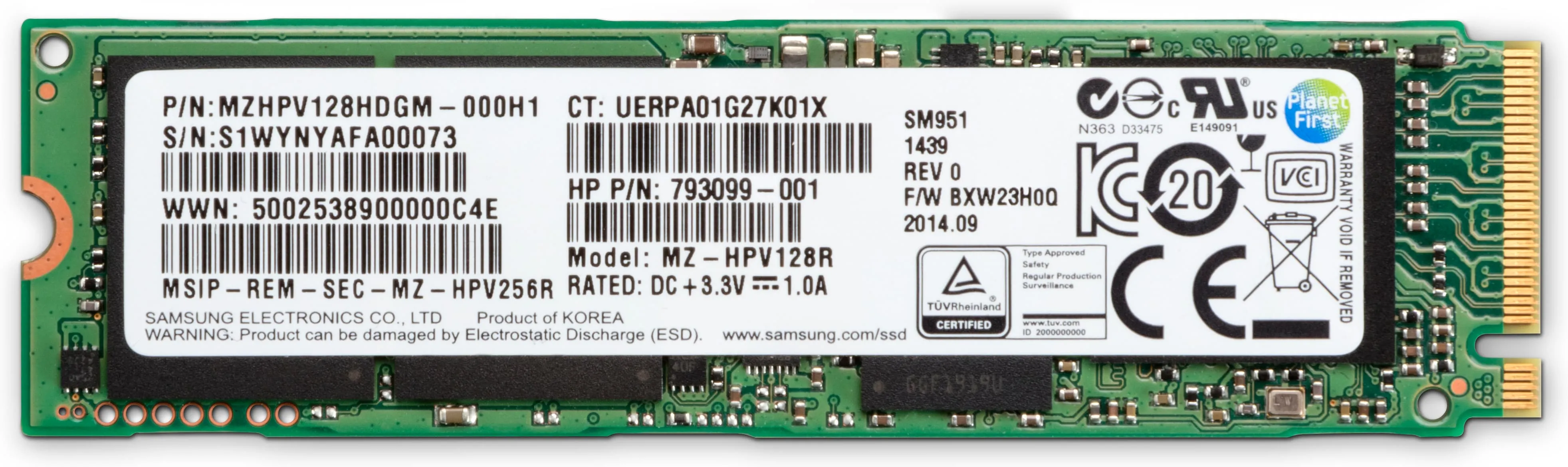 HP Z Turbo Driv 256GB TLC Z8G4 SSDModule