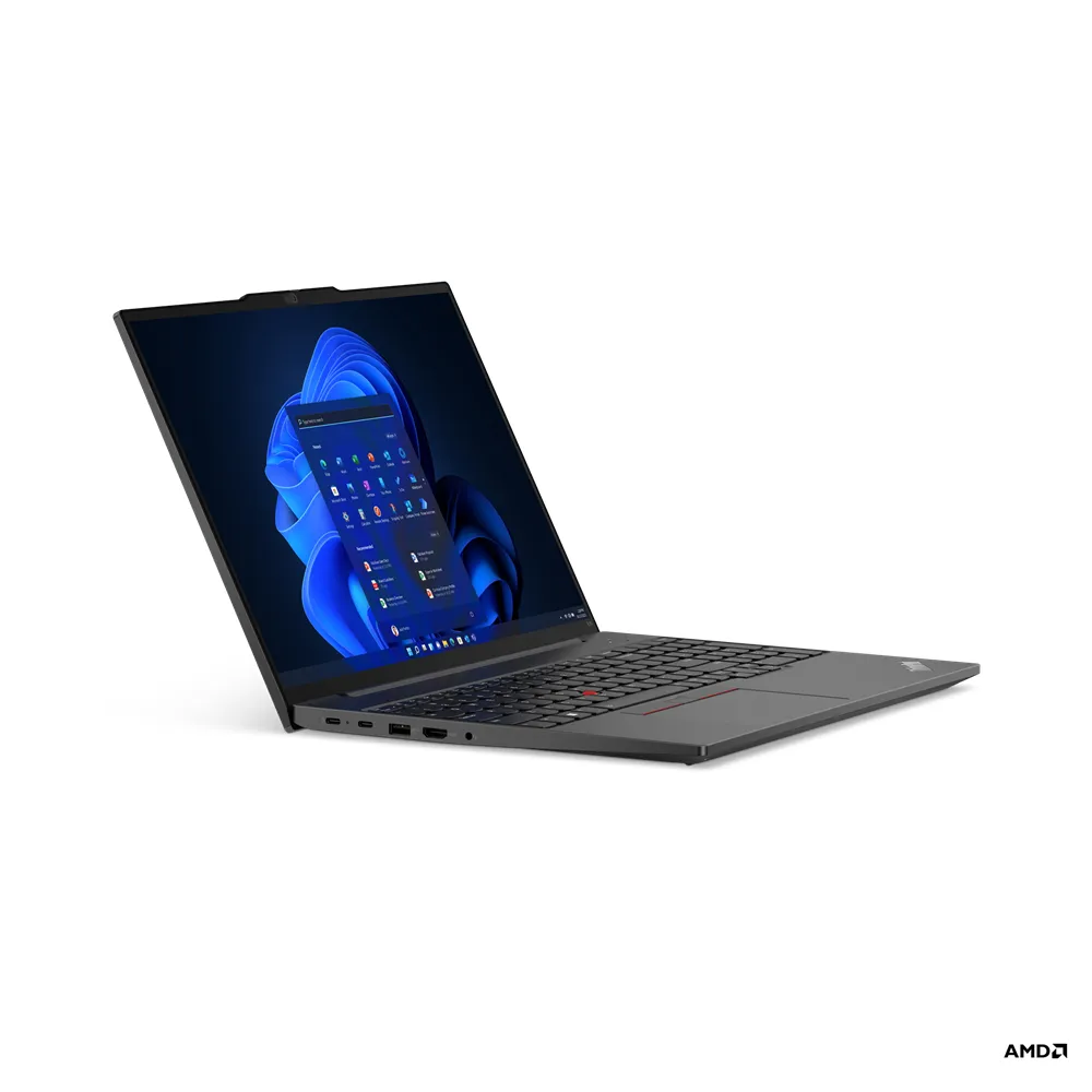 Lenovo 16&quot; ThinkPad E16. AMD Ryzen 5 7530U, 16 GB Ram, 256 GB SSD, Windows 11 Pro - b&auml;rbar dator, Svart