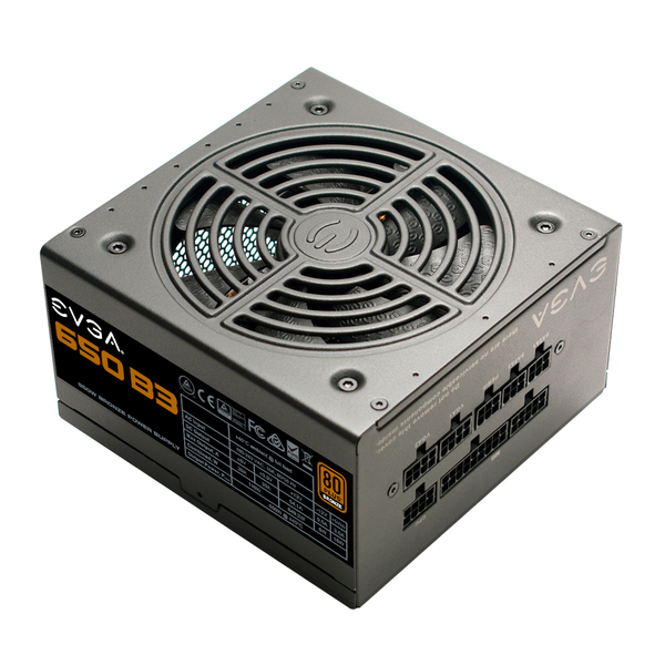 EVGA B3 650W - PSU, 80 Plus Bronze