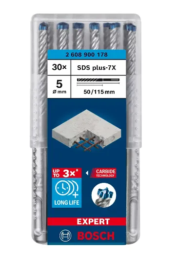 Bosch Expert SDS-plus-7X Borebit Roterende hammer