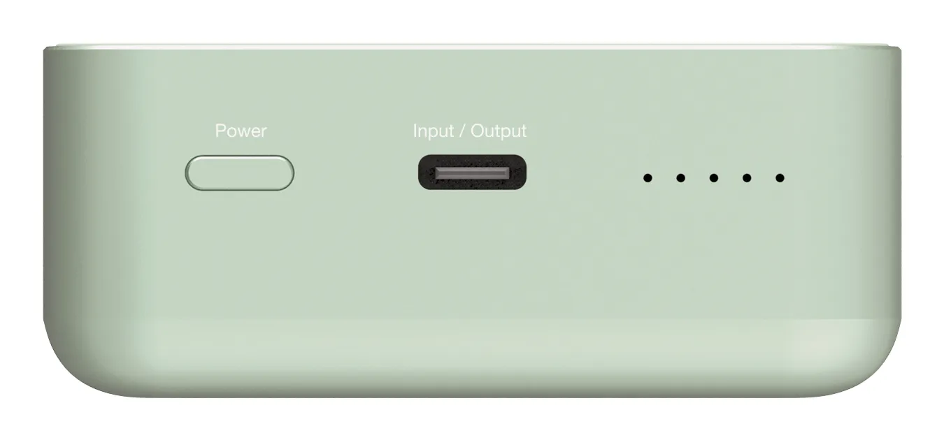 Verbatim Charge n Go Magnetic Wireless -varavirtalähde, 20000 mAh, Vihreä