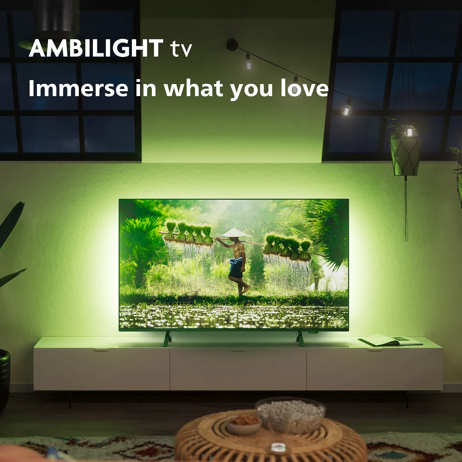 PHILIPS 55&quot; AMBILIGHT TV PUS8309, 4K, 60HZ, TITAN OS