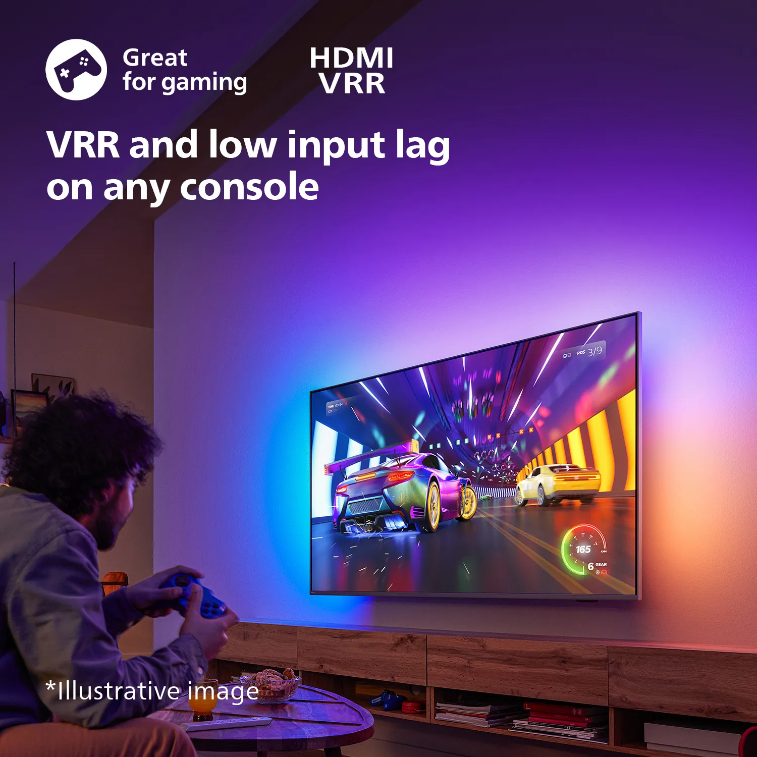 PHILIPS 55&quot; AMBILIGHT TV PUS8309, 4K, 60HZ, TITAN OS