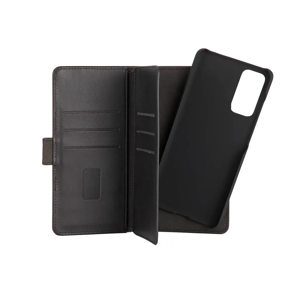 GEAR Wallet 7 Cards, Galaxy S20 FE - 2-in-1 Wallet Case, Black
